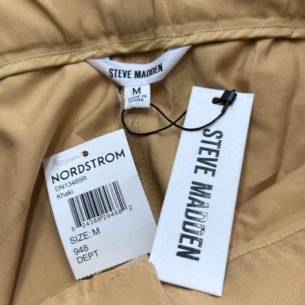 Steve Madden Paper Bag Utility Shorts - Picture 4 of 6